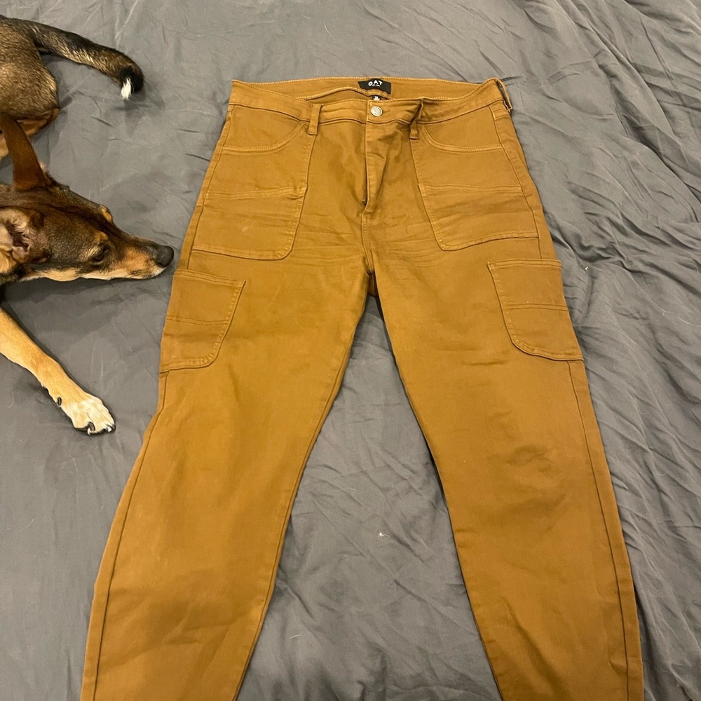 OAT Pants High-Rise Cargo Toffee